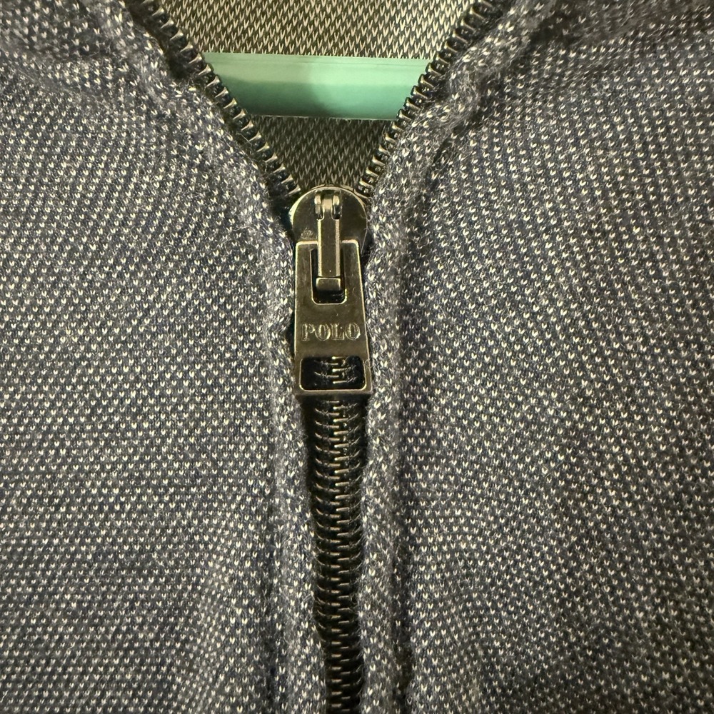 Polo Ralph Lauren Double-Knit Jacquard 1/4 Zip Sweater Mens XL Tag Authenticator - Picture 4 of 8